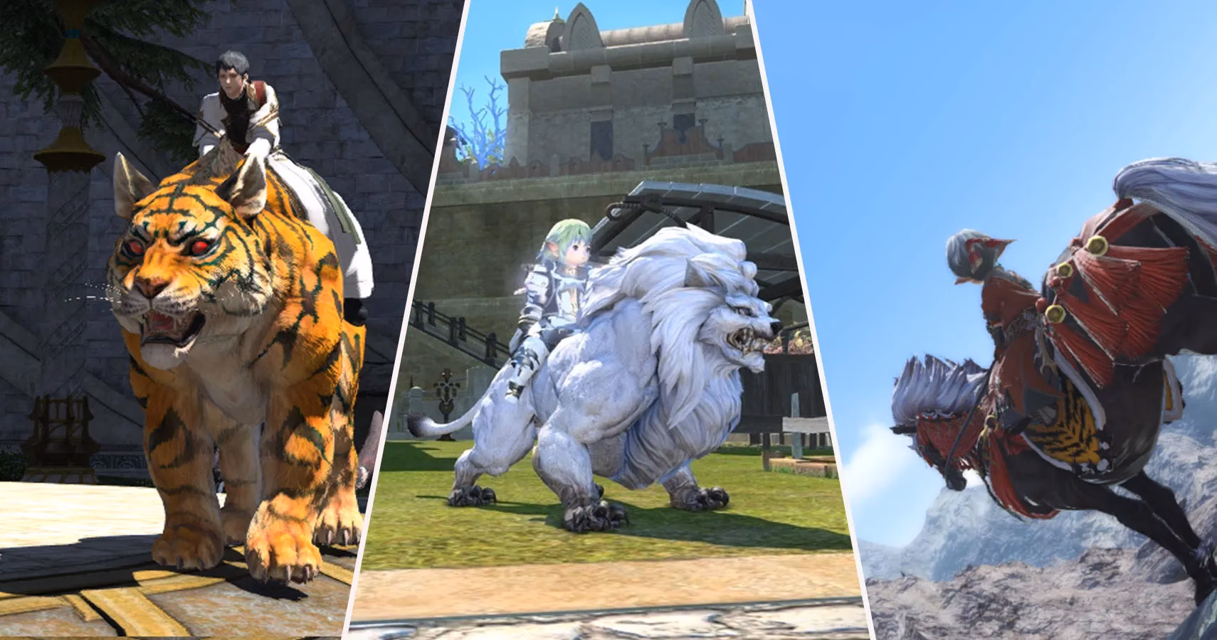 How do you get a mount in Final Fantasy XIV?