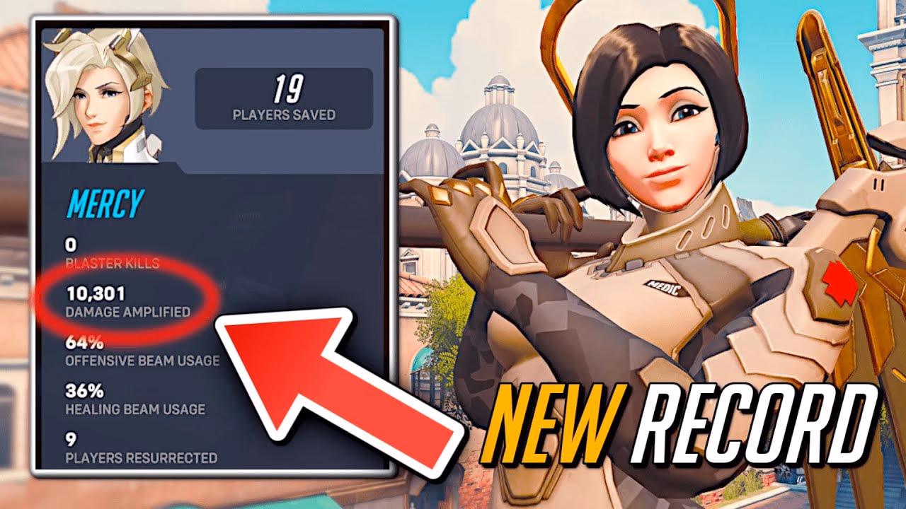 Does Mercy boost a hero?