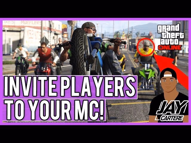 How do I invite someone to my biker gang?