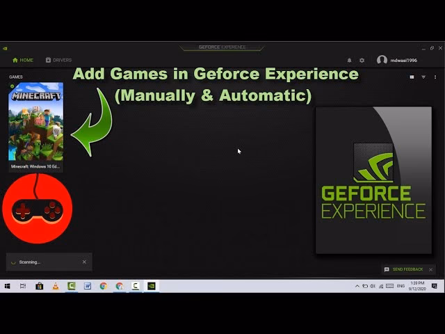 How do I add games to GeForce Experience?