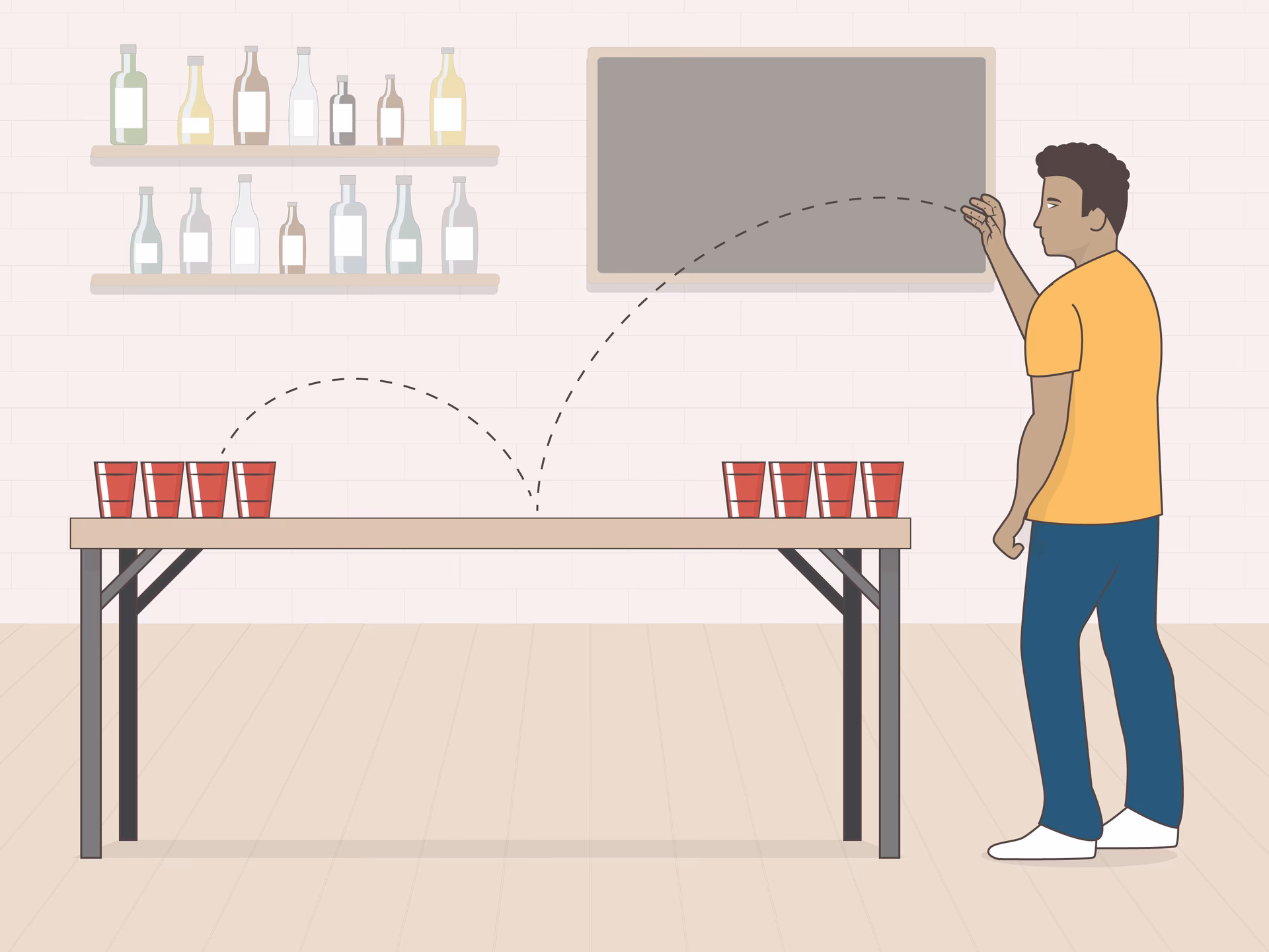 Can you play beer pong at a party?