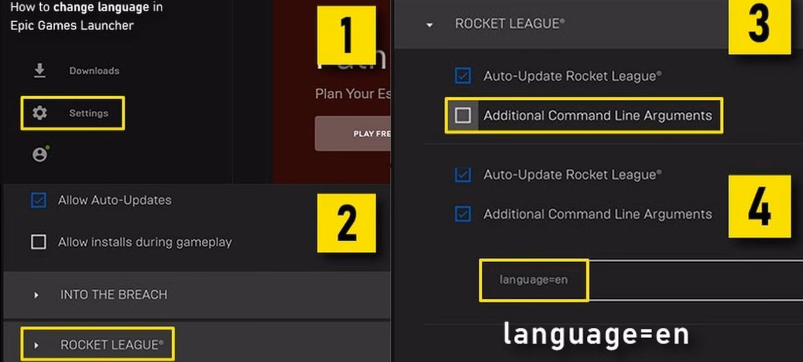 Can I change the language in epic?
