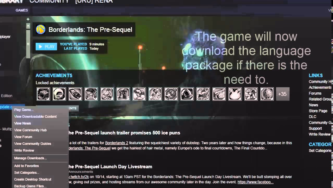 Can I play Steam games in a different language?