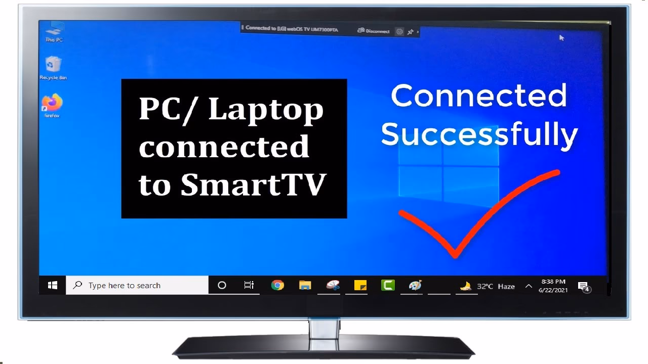 ¿Cómo conectar mi PC Windows 10 a una Smart TV?