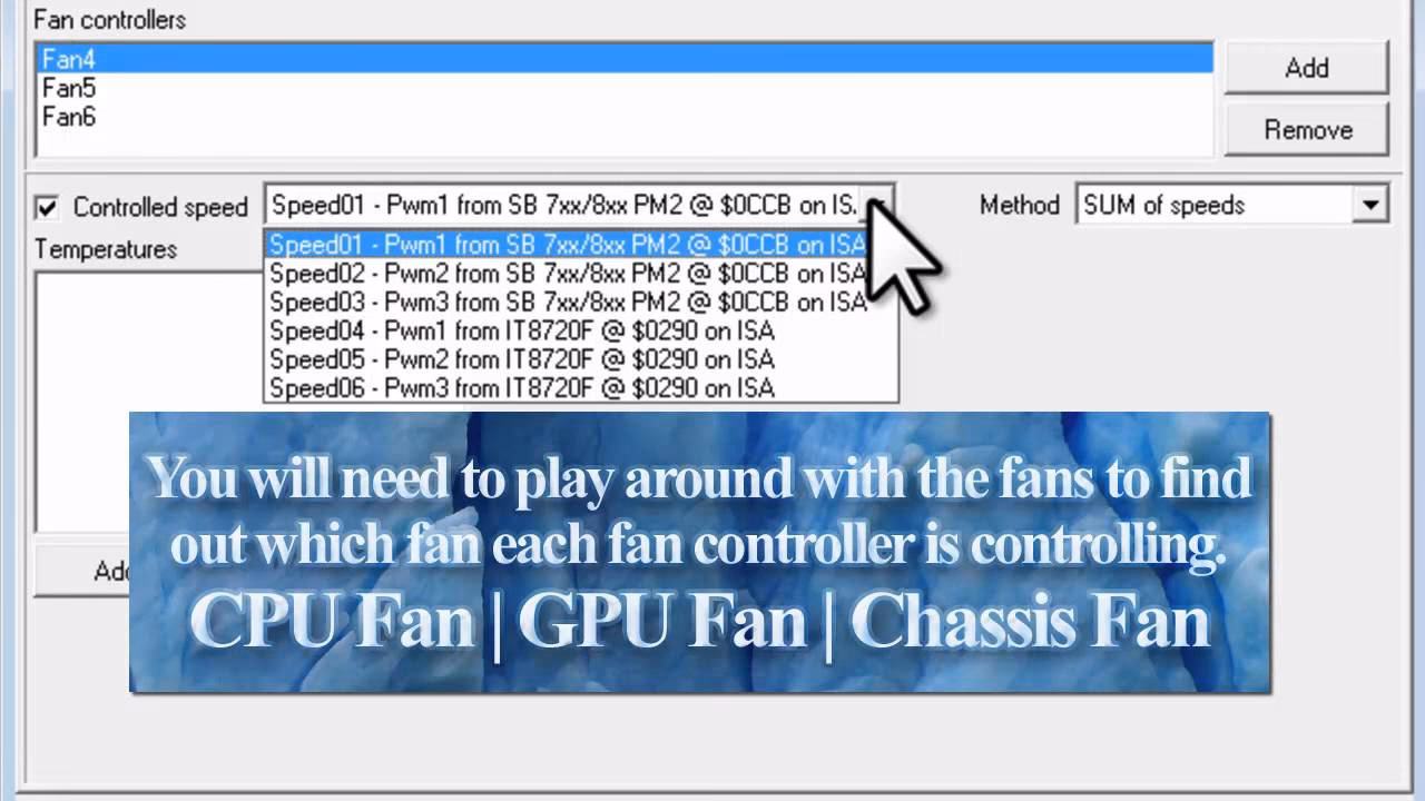 Can SpeedFan control fan speed?