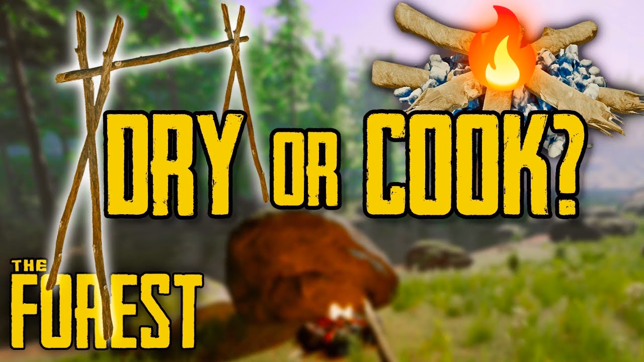 How do you put meat in a campfire?