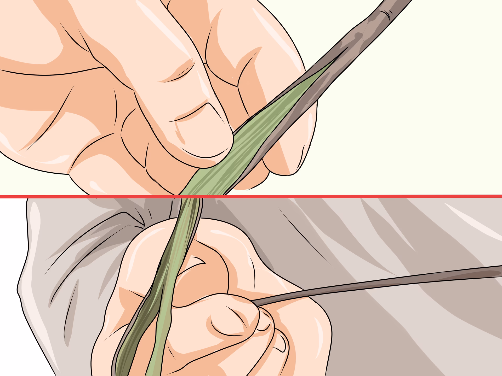 How do you make rope if it rains?
