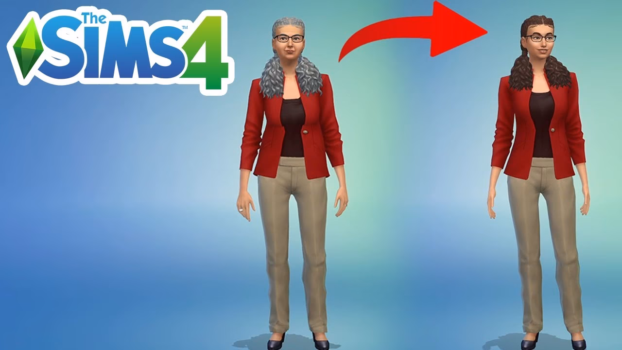 How to age down Sims 4?