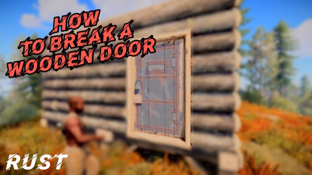 How do you destroy wood doors?