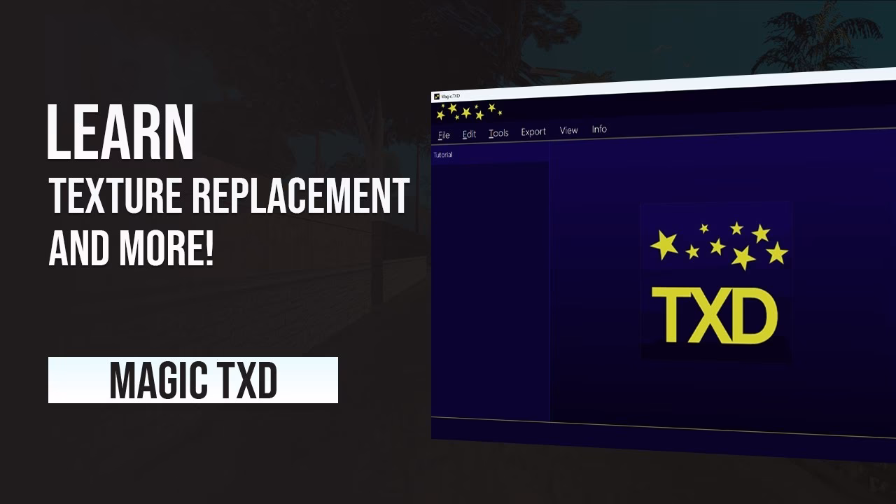 How do I export a TXD file?
