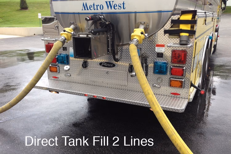 How much water does a fire truck carry?