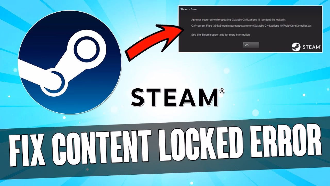 How to fix content file locked if access is not granted?
