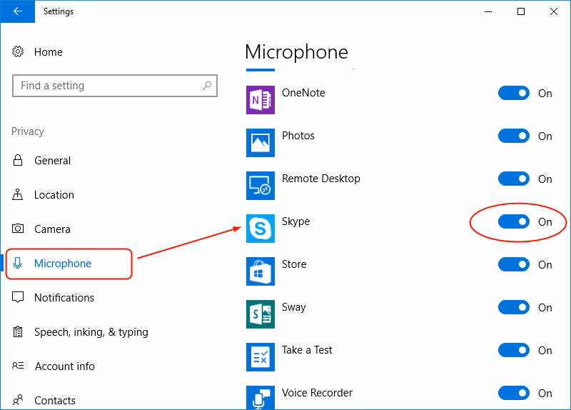 Does Windows 11/10 have a Skype microphone issue?