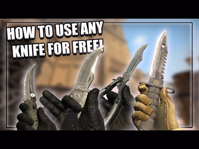How do you use a knife in CSGO?