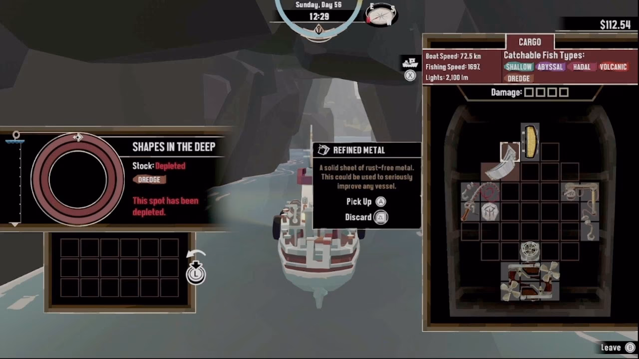 How do you get refined metal in dredge?