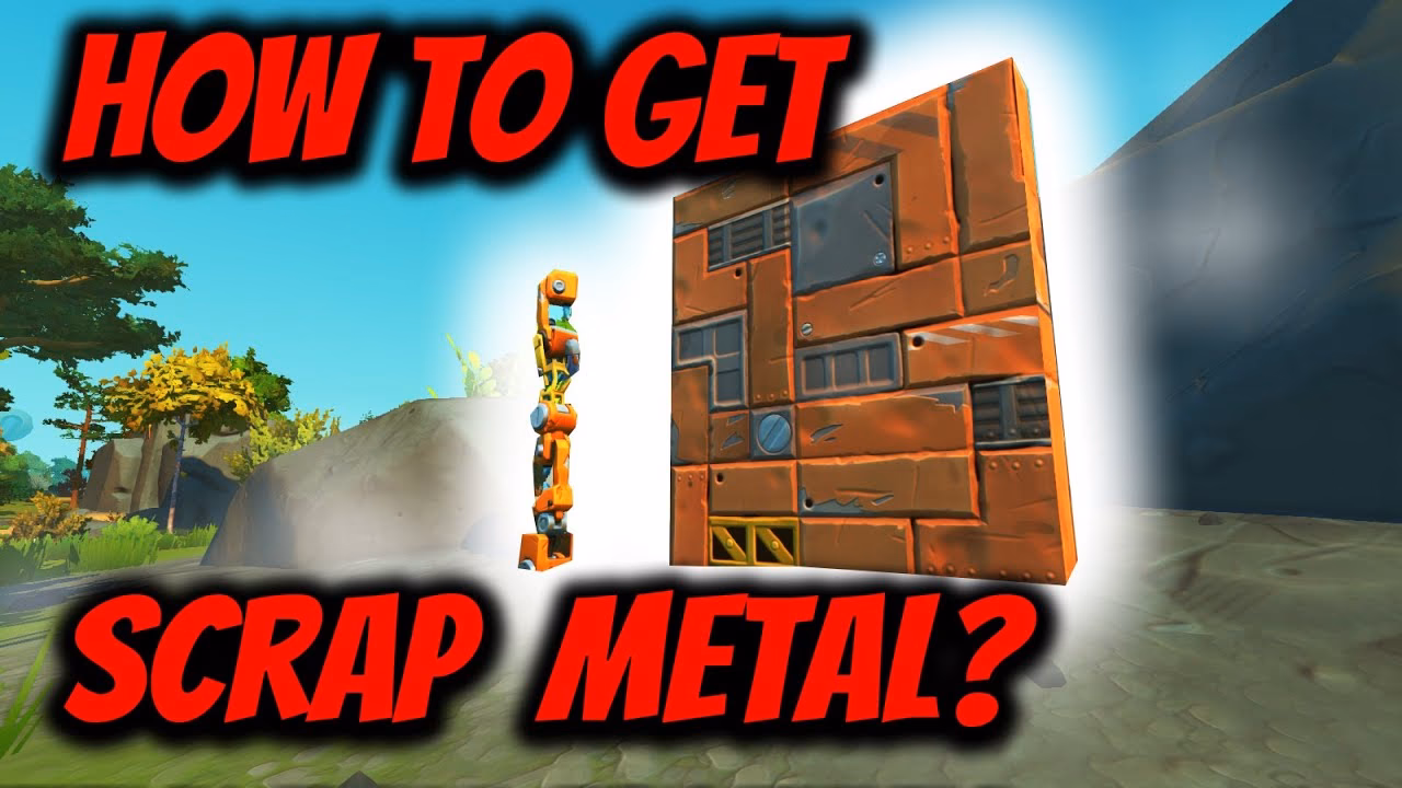 How do you farm scrap metal?