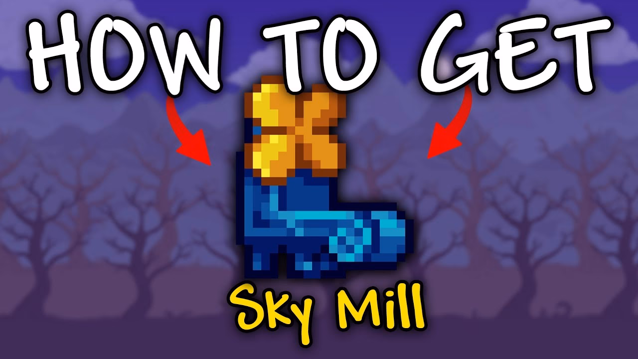 Can you craft a sky mill?