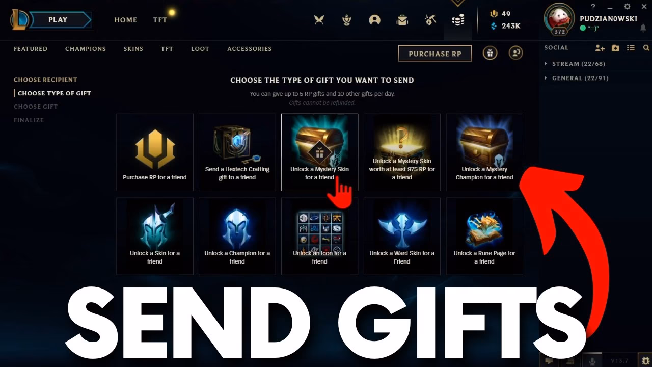 What is Gifting in League of Legends?