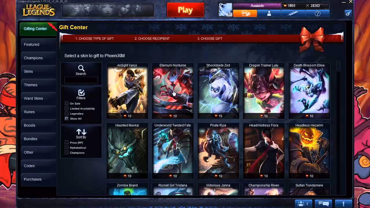 How does Lol gifting work?