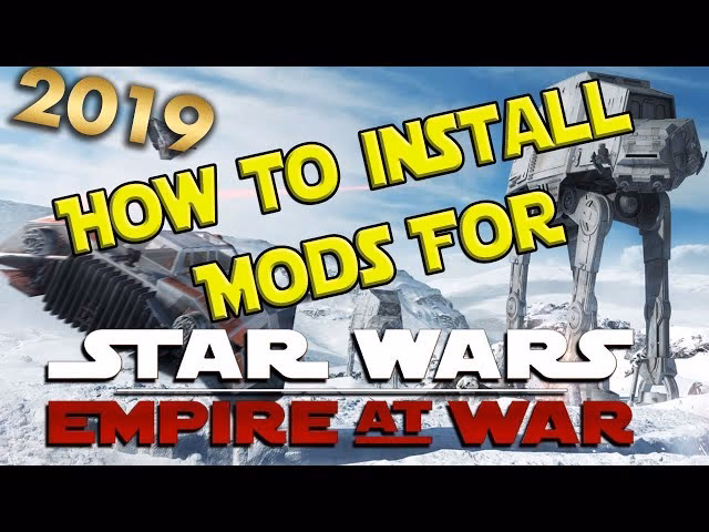 How do I add mods to Star Wars: Empire at War?