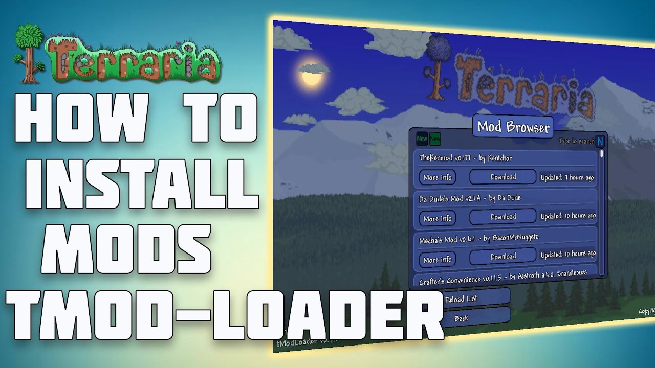 How do I start tmodloader?