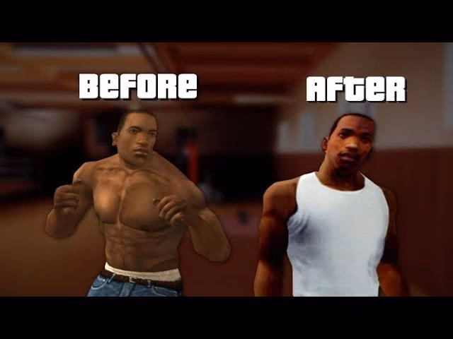 How to lose weight in GTA San Andreas?