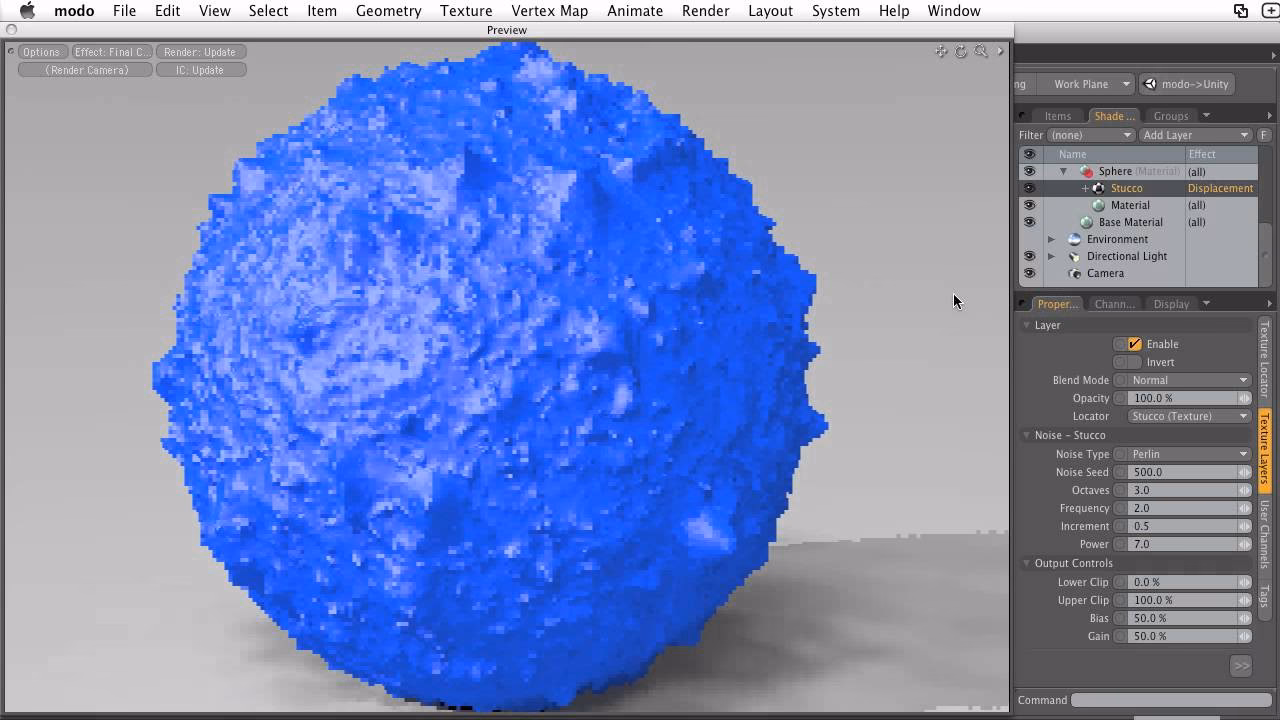 How do I save a displacement map?