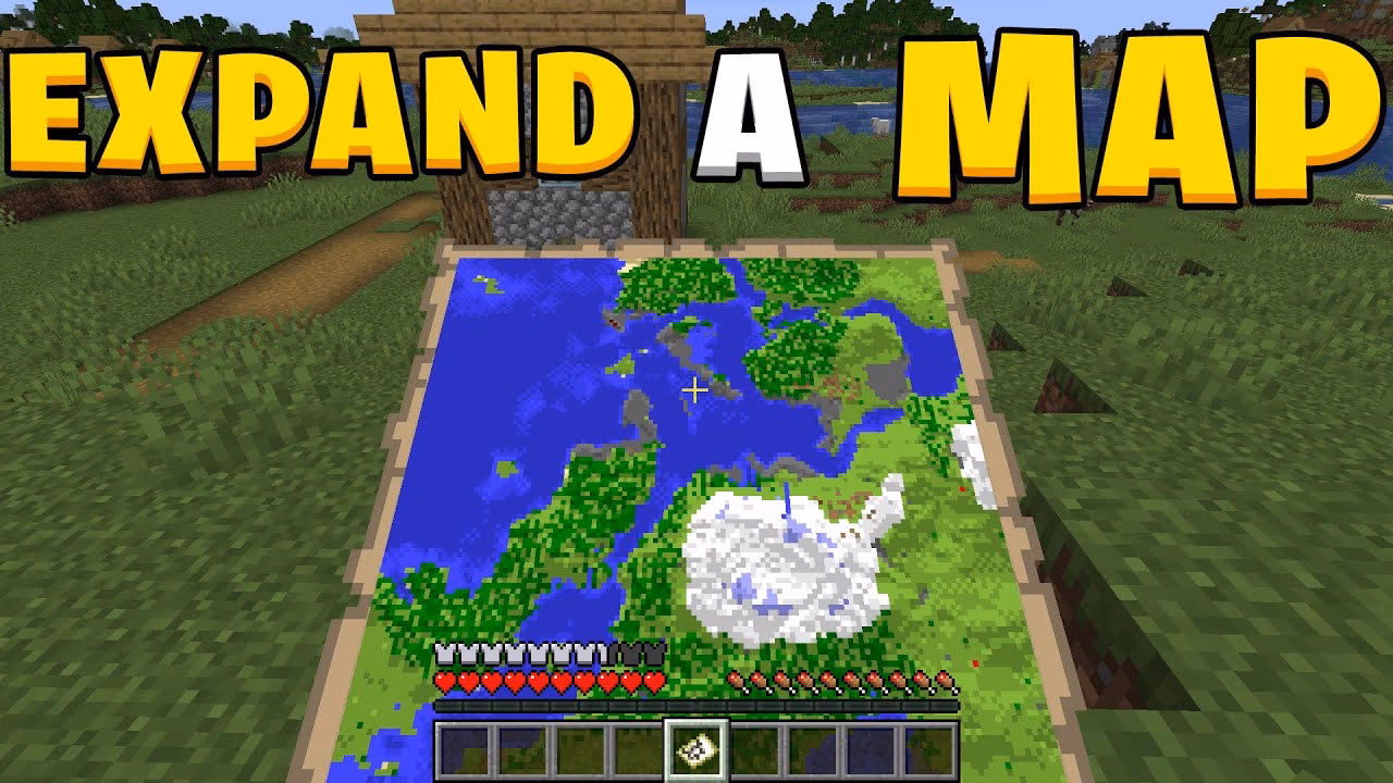How to expand a map in Minecraft?