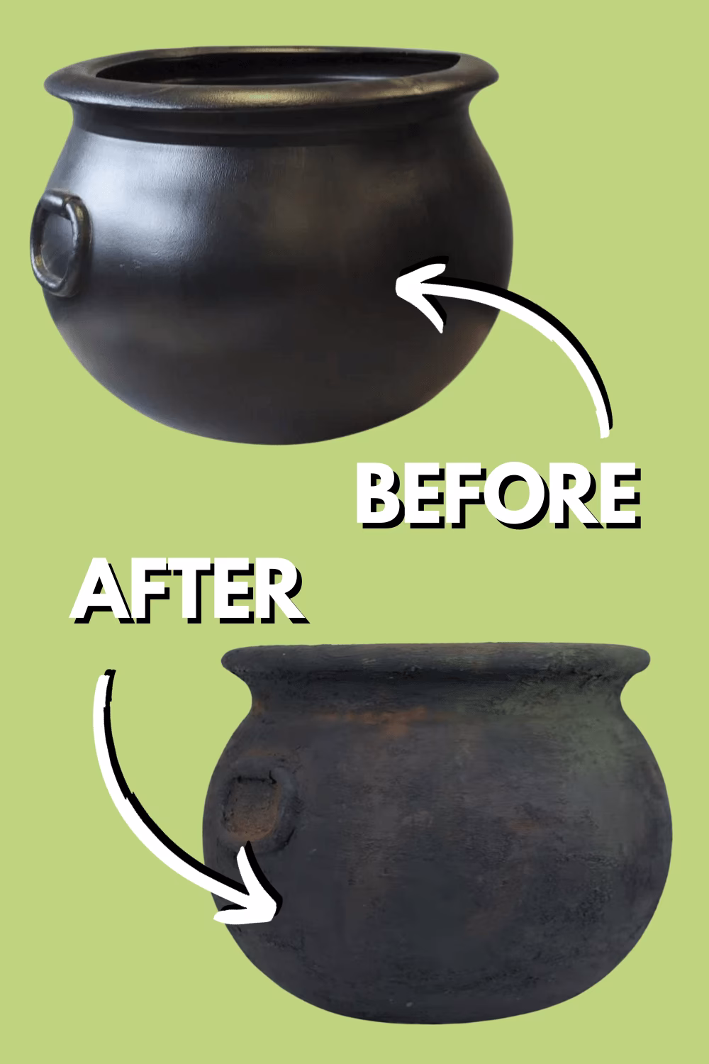 How do you get iron in a cauldron?