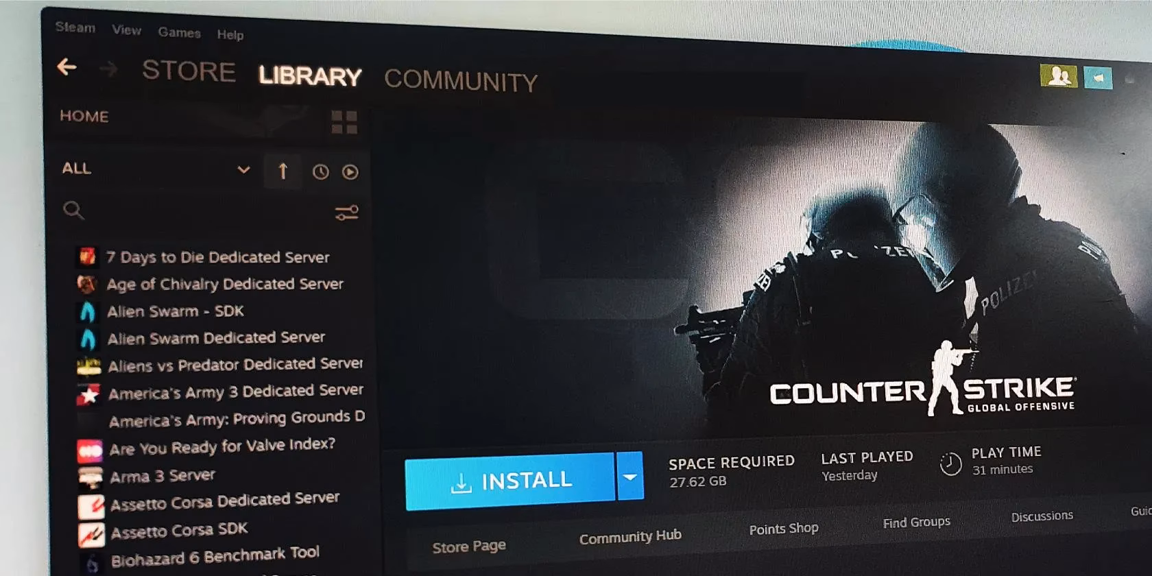How do I find a steam folder if a game is installed?