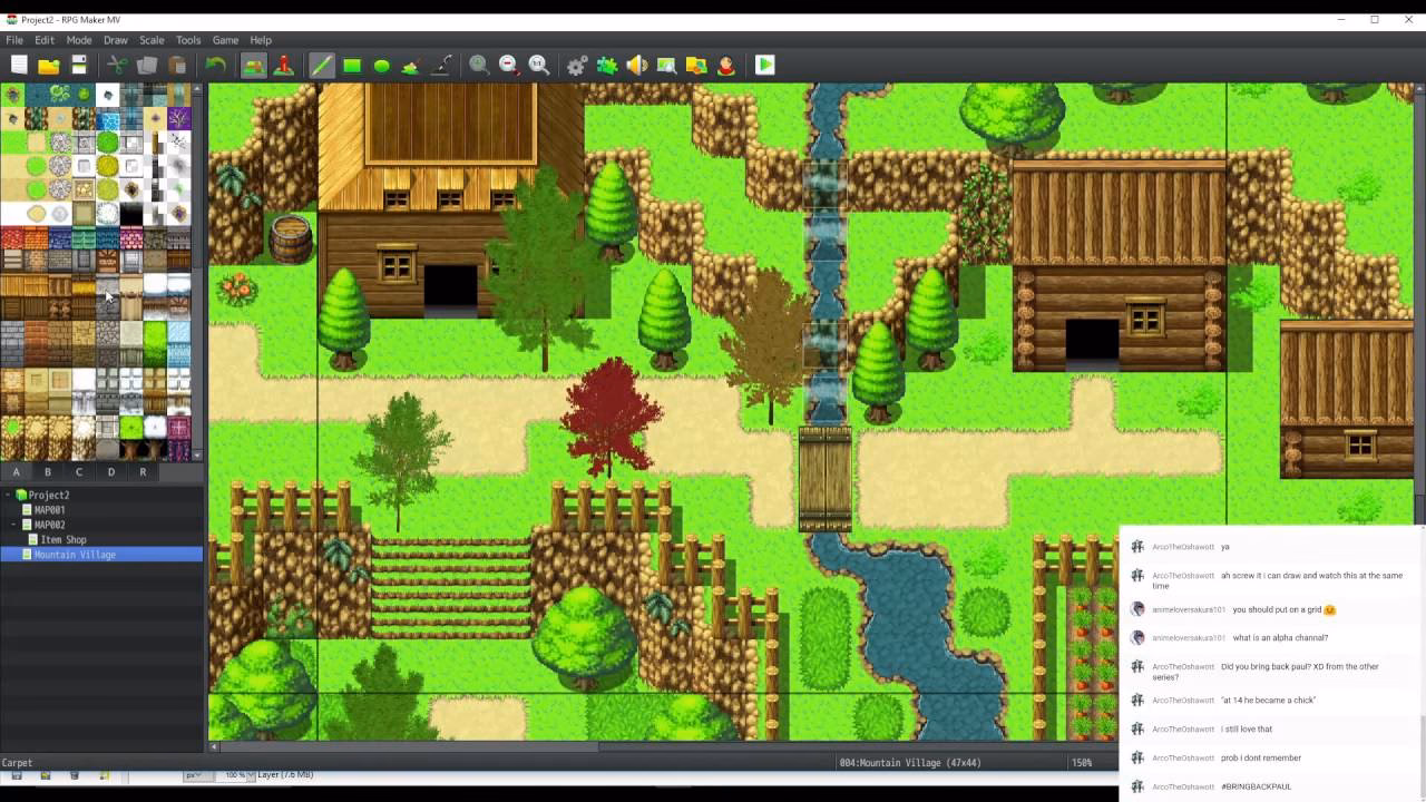 What are the best woods/modern tilesets for RPG Maker MV?