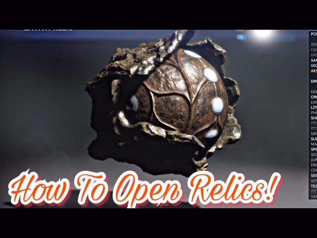 How do I unlock a void fissure relic?