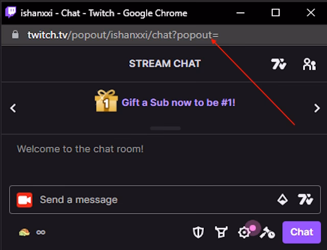How do I pop out Twitch chat?