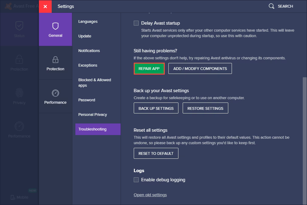 Can Avast stop a website if the web shield is deactivated?