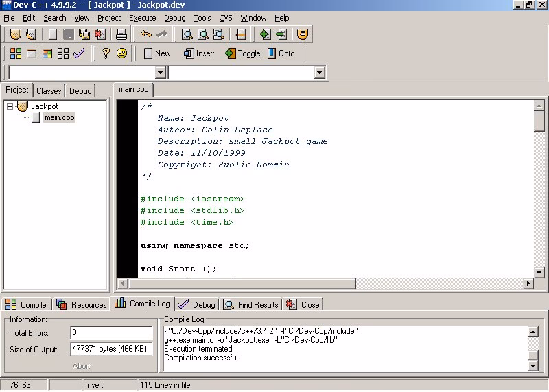 What is Dev C++?