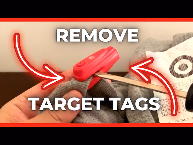 How do I get a security tag off at home?