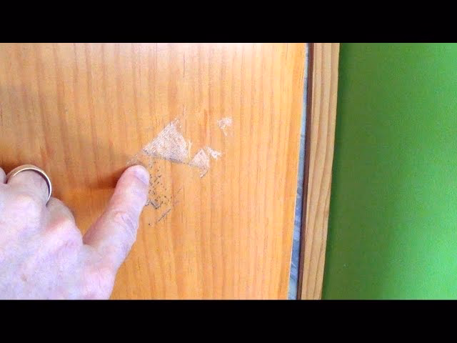 How to remove duct tape from wood?