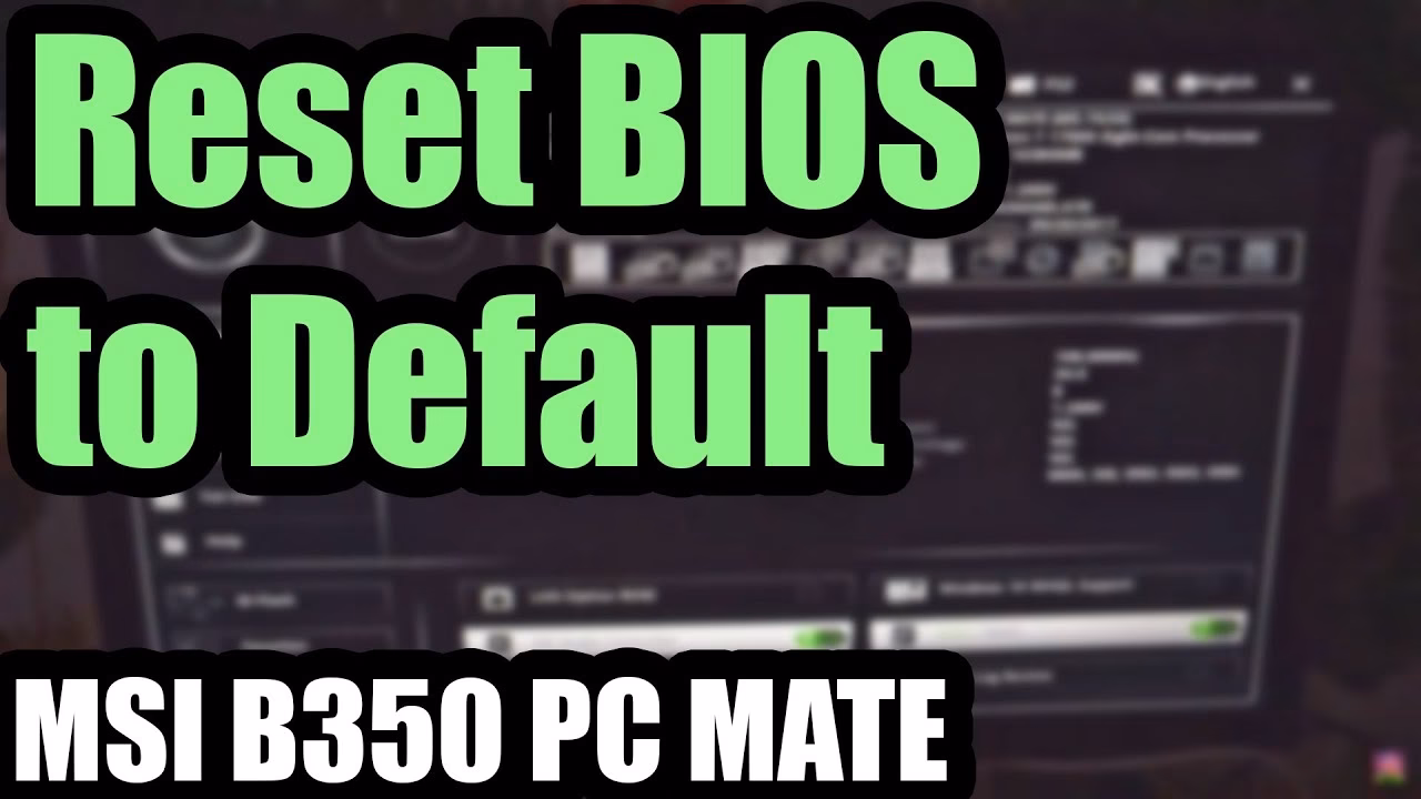 How do I Reset My BIOS if my Motherboard is bricked?