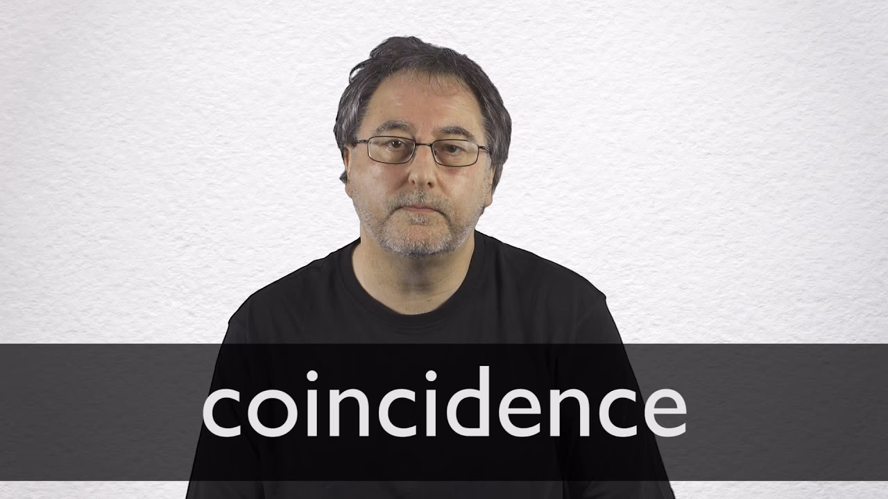 How do you use the word coincidence in a sentence?