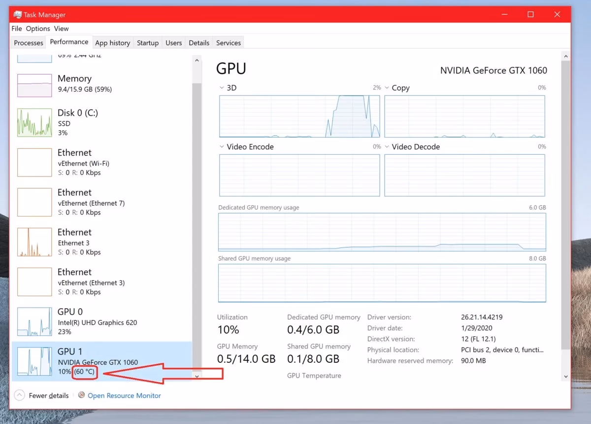 How do I Check my GPU temperature?