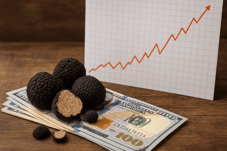 When are truffles collected?