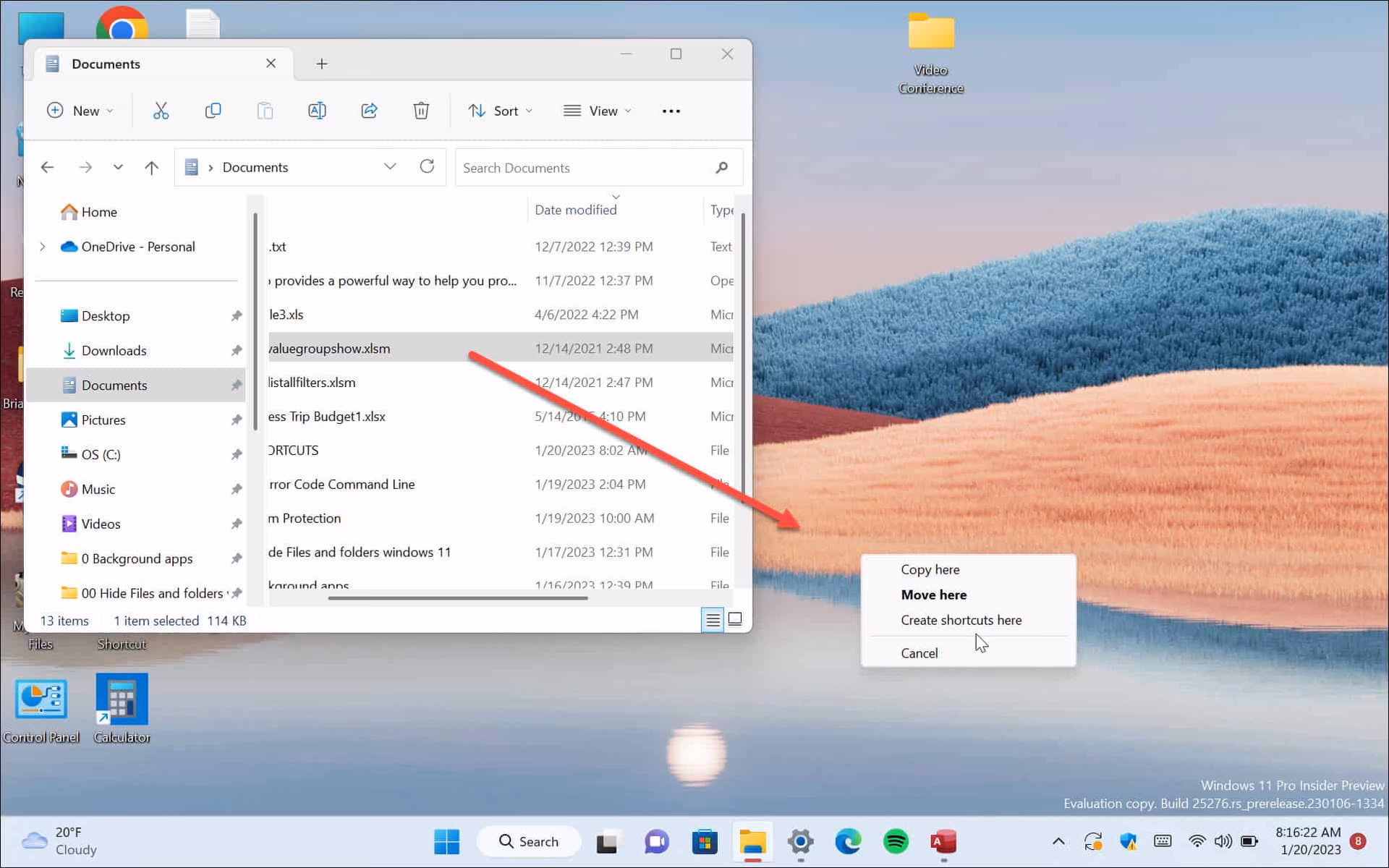 How do I create digital shortcuts in Windows 11?