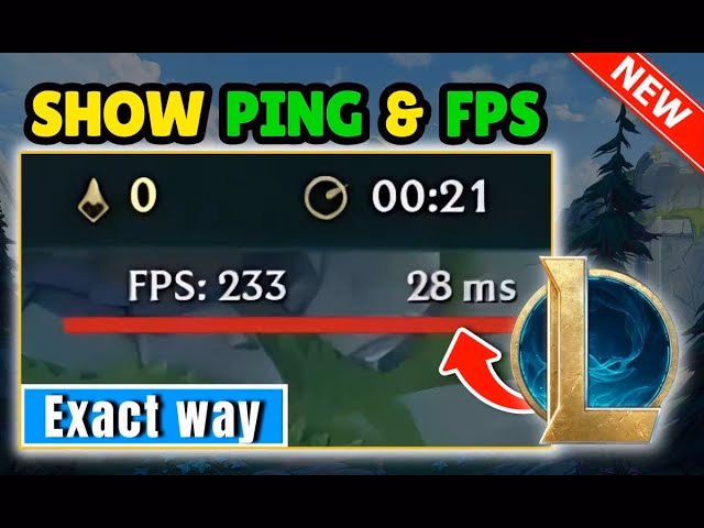 How do I Find my Ping in League of Legends?