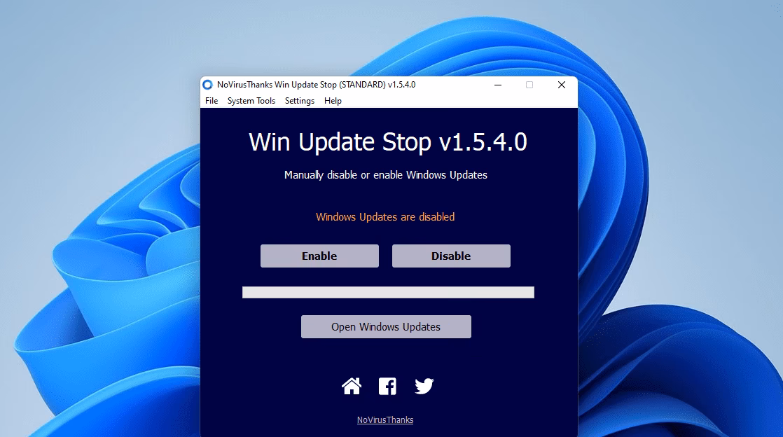 How to stop Windows 10 update in progress?
