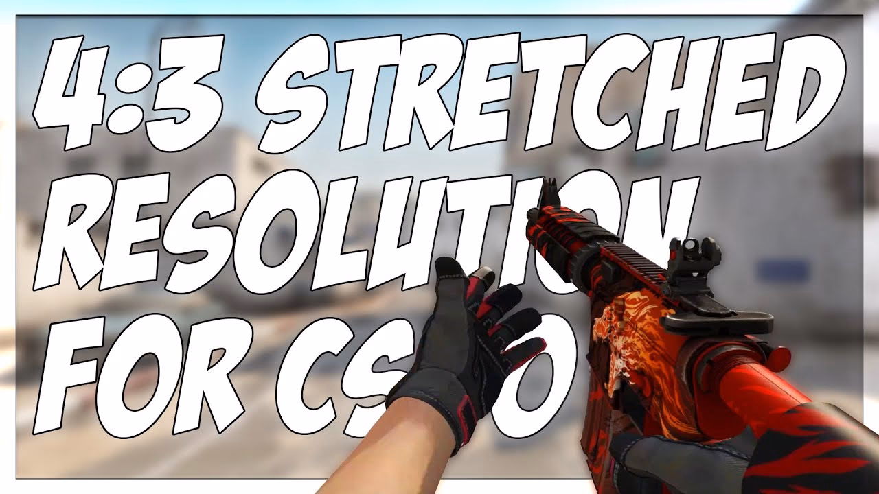 How to make a stretched screen in CSGO?