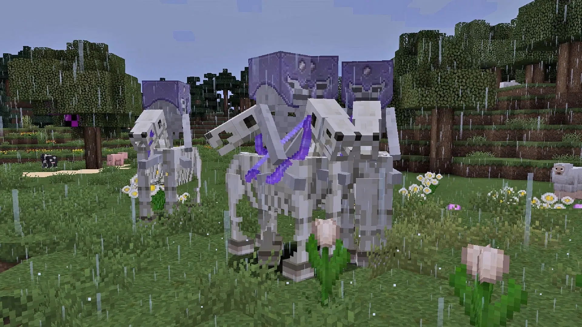 What is a skeleton trap horse?