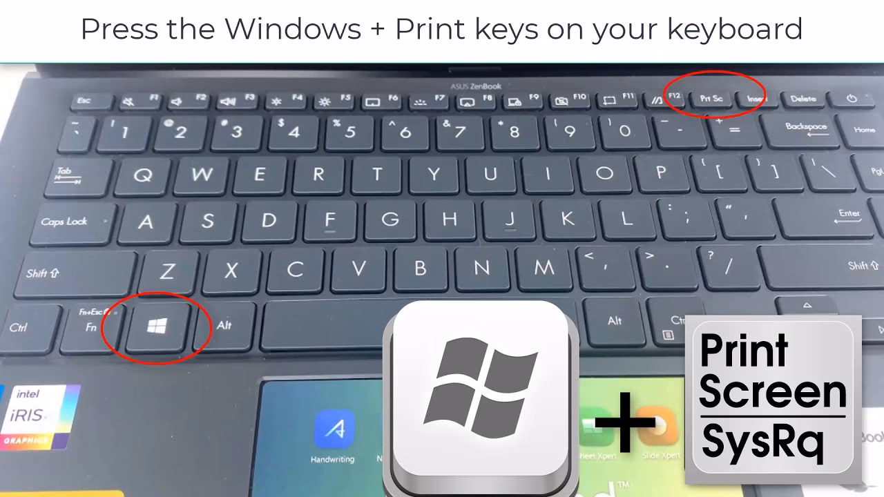 How to screenshot on Asus Laptop?