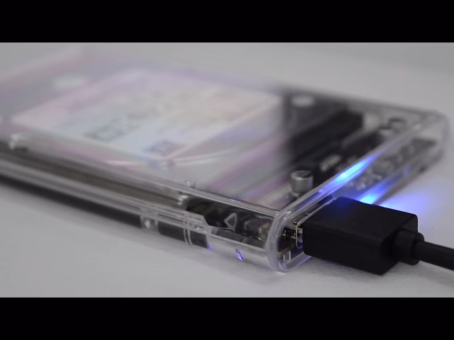 How do I remove the external hard drive?