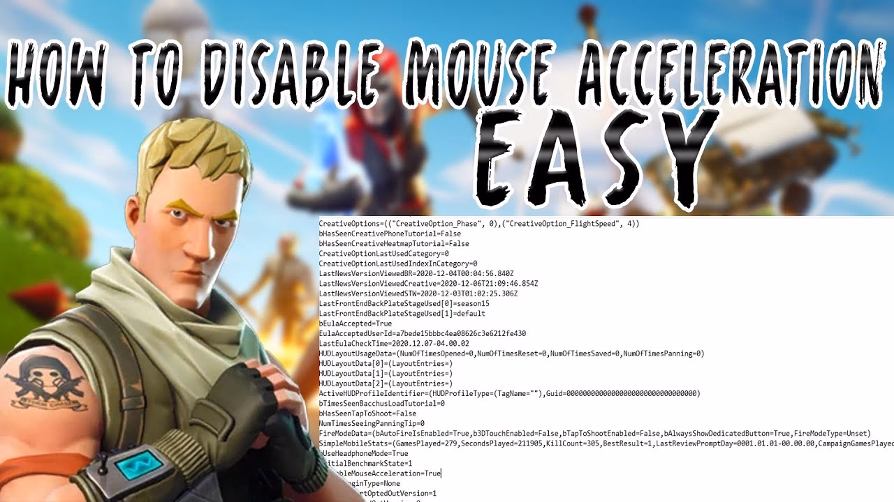 How do I disable Mouse acceleration?