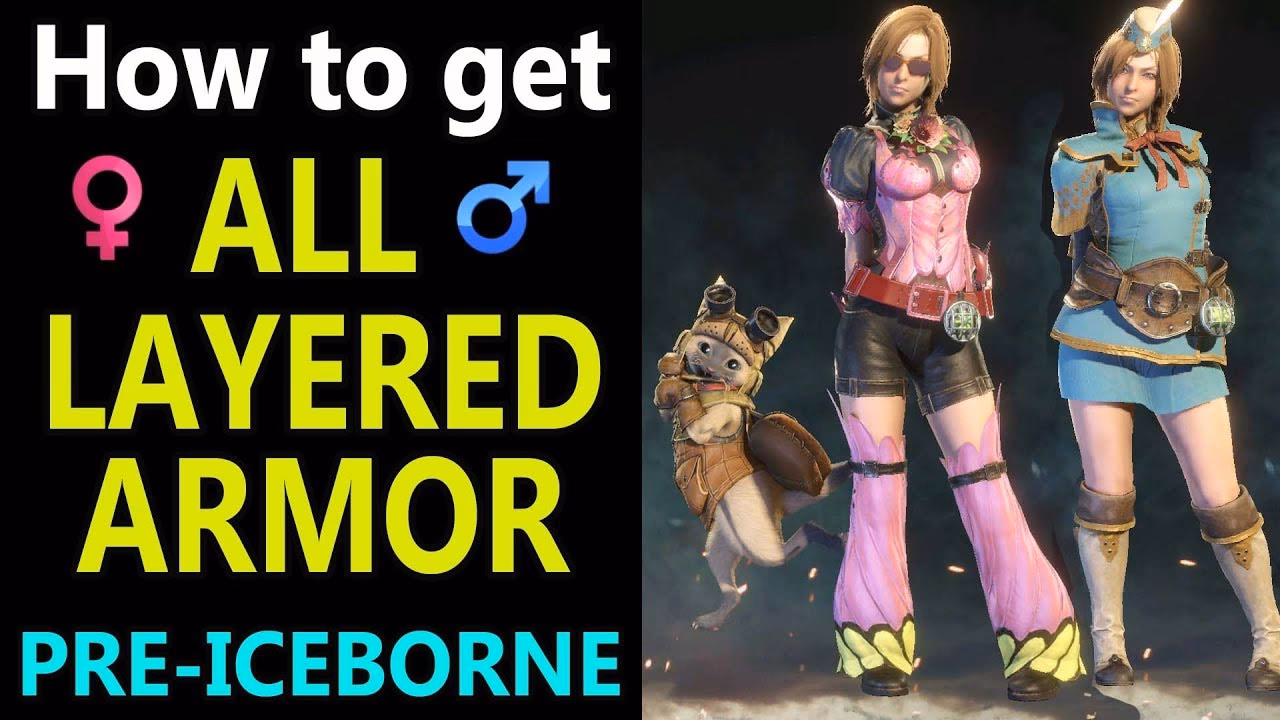 What is layered armor in Monster Hunter World Iceborne?